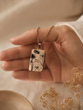 Personalized Birth Flower Necklace, Custom Floral Pendant, Mother’s Garden Jewelry