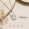 Personalized Handwriting Necklace, Custom Child Drawing Pendant, Stainless Steel Keepsake